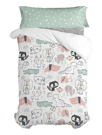 Parure housse de couette 2 pièces Best buddies "Happyfriday