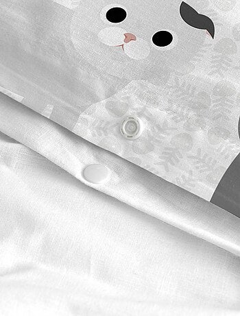 Parure housse de couette 2 pièces Cats "Happyfriday