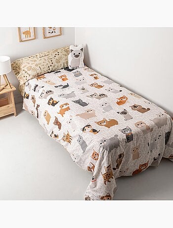 Parure housse de couette 2 pièces Cats "Happyfriday