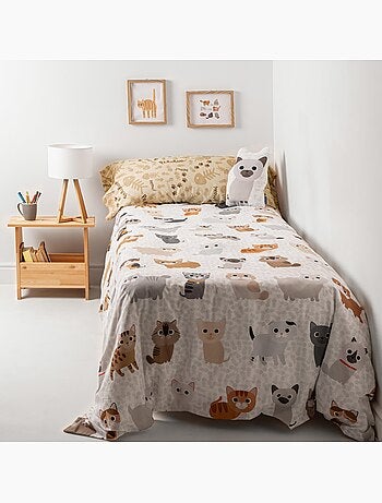 Parure housse de couette 2 pièces Cats "Happyfriday