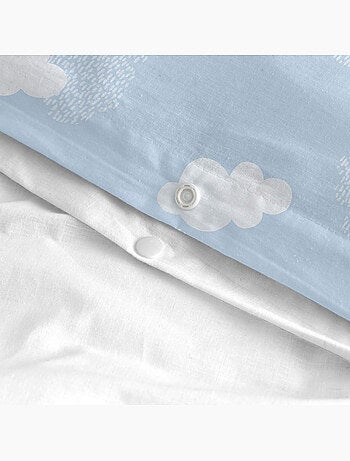 Parure housse de couette 2 pièces Clouds "Happyfriday
