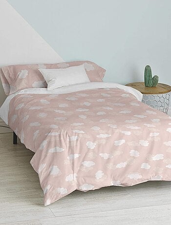 Parure housse de couette 2 pièces Clouds "Happyfriday