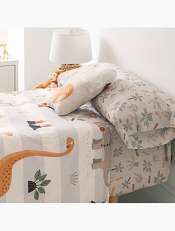 Parure housse de couette 2 pièces Dino family "Happyfriday