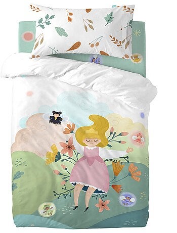 Parure housse de couette 2 pièces Dreaming "Happyfriday