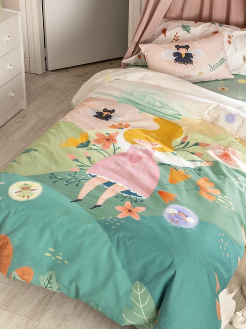 Parure housse de couette 2 pièces Dreaming "Happyfriday" - Kiabi
