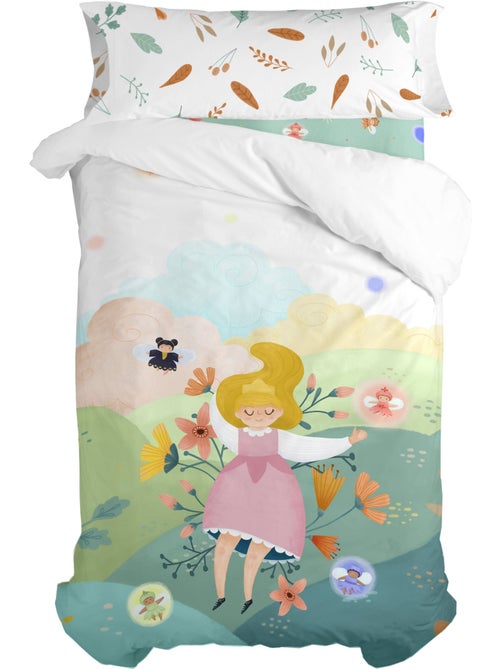 Parure housse de couette 2 pièces Dreaming "Happyfriday" - Kiabi