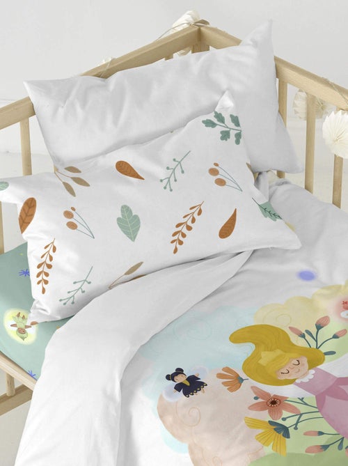 Parure housse de couette 2 pièces Dreaming Lit Bébé "Happyfriday" - Kiabi
