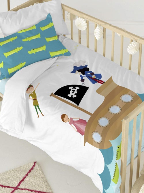 Parure housse de couette 2 pièces Flying boy Berceau "Happyfriday" - Kiabi