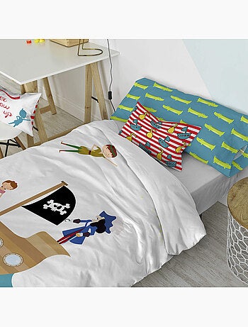 Parure housse de couette 2 pièces Flying boy "Happyfriday