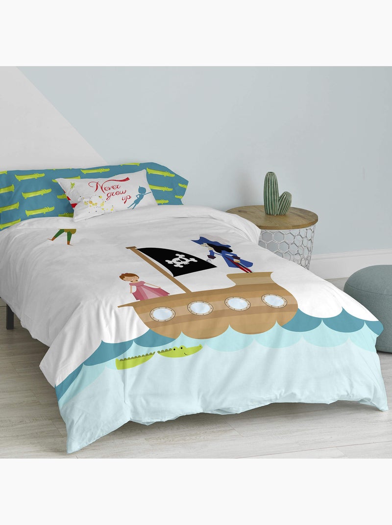 Parure housse de couette 2 pièces Flying boy "Happyfriday" Multicolore - Kiabi