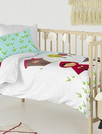 Parure housse de couette 2 pièces Grandma Berceau "Happyfriday