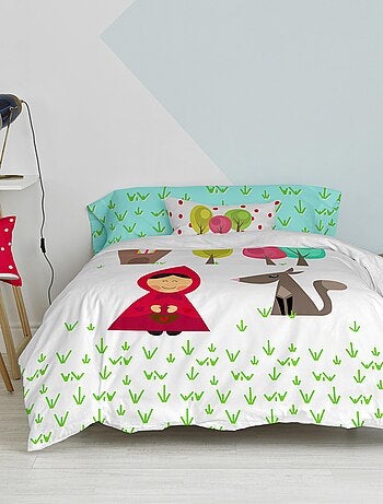 Parure housse de couette 2 pièces Grandma "Happyfriday