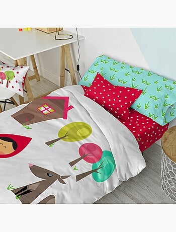 Parure housse de couette 2 pièces Grandma "Happyfriday
