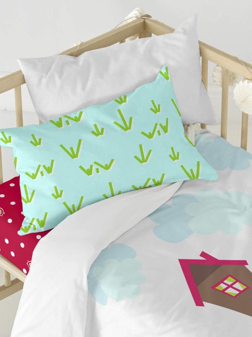 Parure housse de couette 2 pièces Grandma Lit Bébé "Happyfriday" - Kiabi