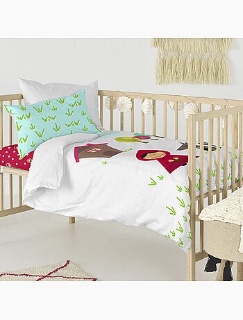 Parure housse de couette 2 pièces Grandma Lit Bébé "Happyfriday