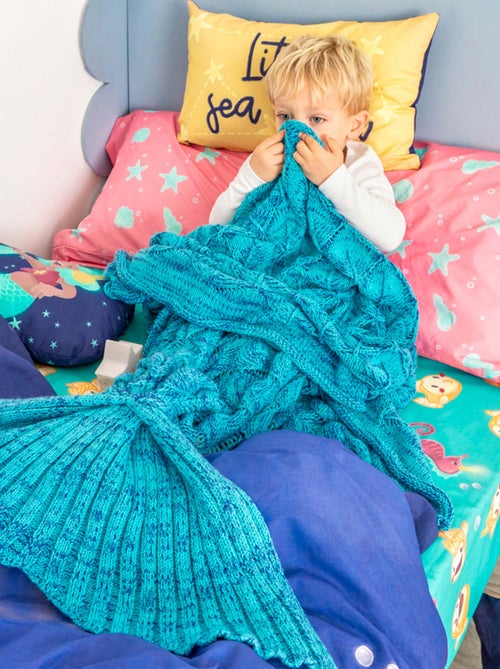 Parure housse de couette 2 pièces Happy mermaid "Happyfriday" - Kiabi