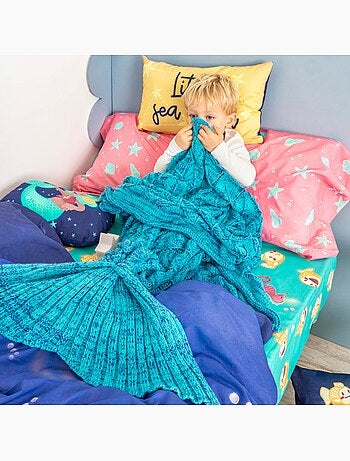 Parure housse de couette 2 pièces Happy mermaid "Happyfriday