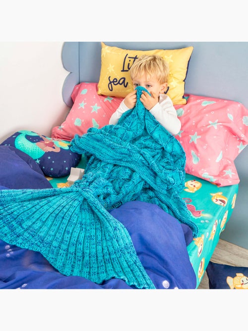 Parure housse de couette 2 pièces Happy mermaid "Happyfriday" - Kiabi