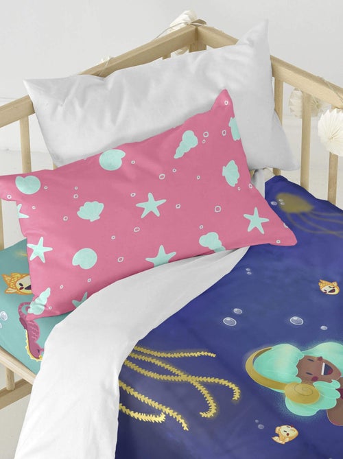 Parure housse de couette 2 pièces happy mermaid lit bébé "happyfriday" - Kiabi Parure housse de couette 2 pièces happy mermaid lit bébé "happyfriday" - Kiabi