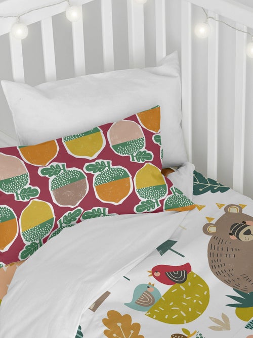 Parure housse de couette 2 pièces Harvestwood Berceau "Happyfriday" - Kiabi Parure housse de couette 2 pièces Harvestwood Berceau "Happyfriday" - Kiabi