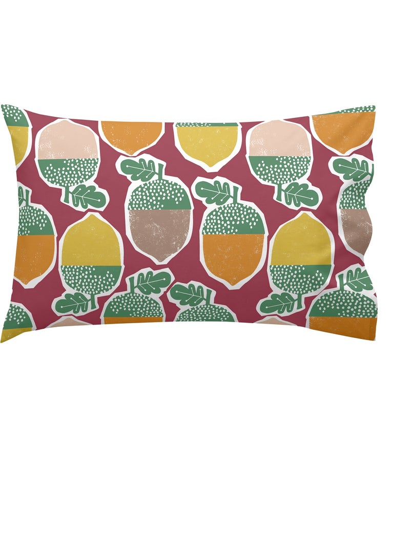 Parure housse de couette 2 pièces Harvestwood "Happyfriday" Multicolore - Kiabi