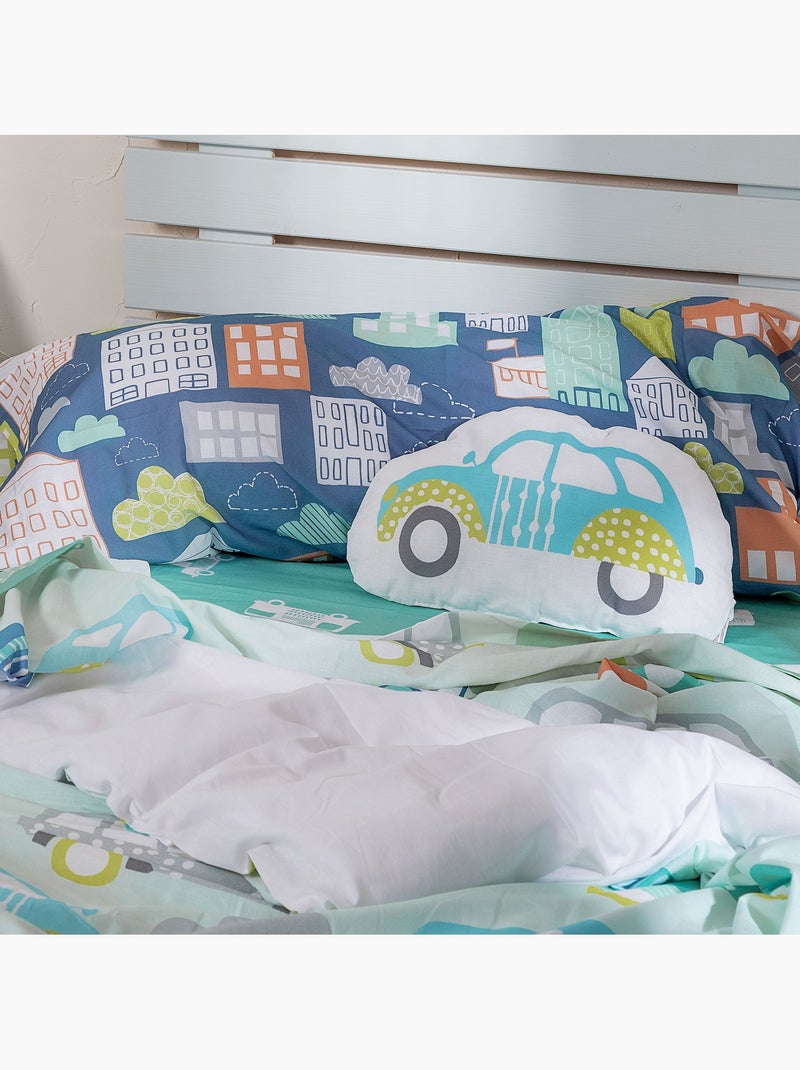 Parure housse de couette 2 pièces Holidays "Happyfriday" Multicolore - Kiabi