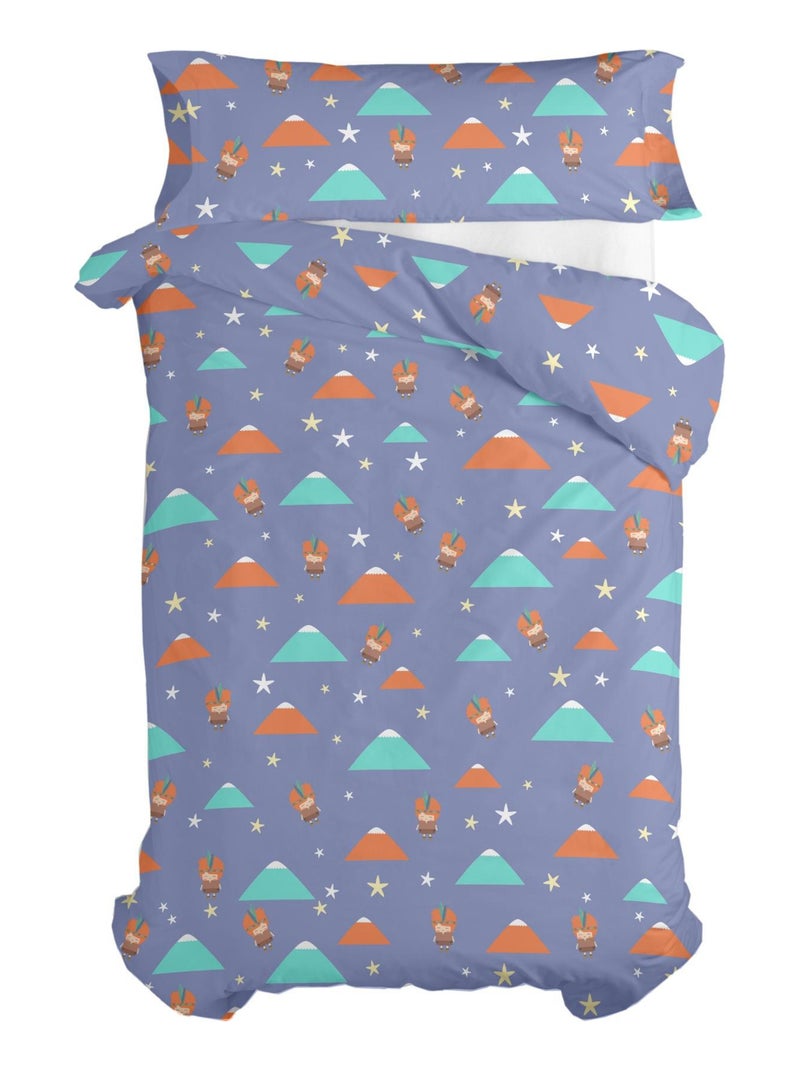 Parure housse de couette 2 pièces Indian night (D) "Happyfriday" Blanc - Kiabi