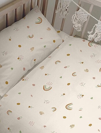 Parure housse de couette 2 pièces Iris "Happyfriday