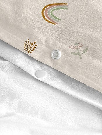 Parure housse de couette 2 pièces Iris "Happyfriday