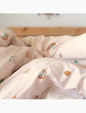 Parure housse de couette 2 pièces Iris "Happyfriday