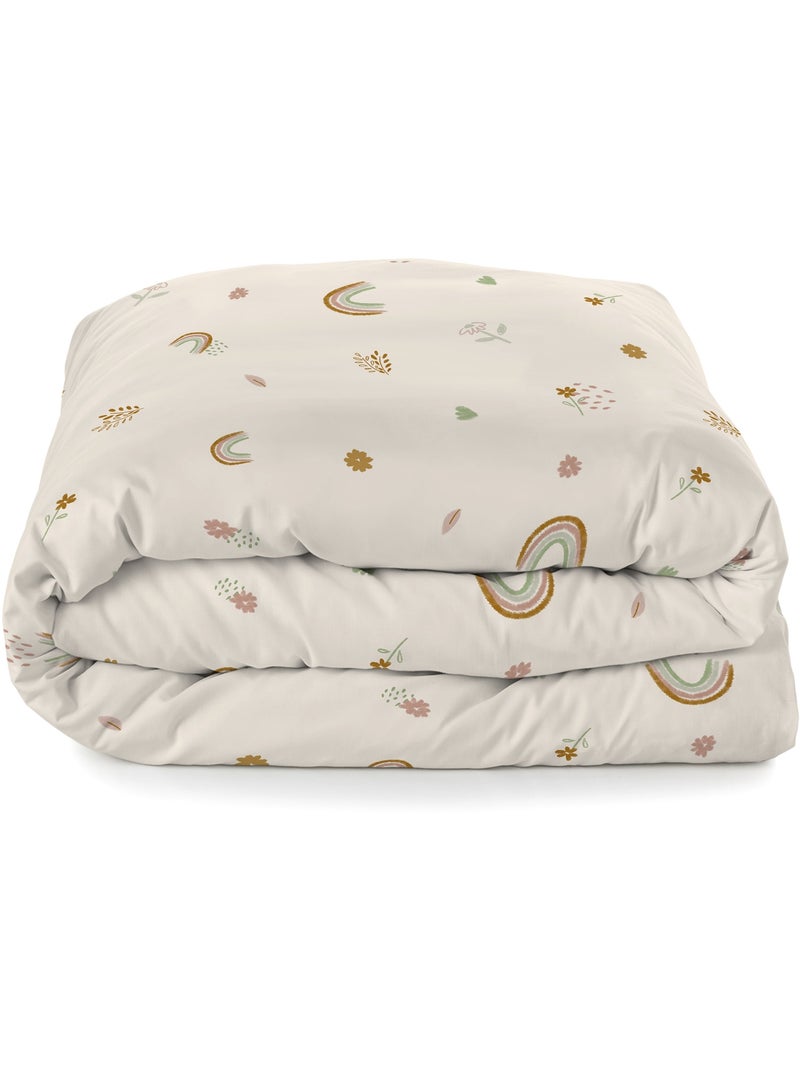 Parure housse de couette 2 pièces Iris "Happyfriday" Multicolore - Kiabi