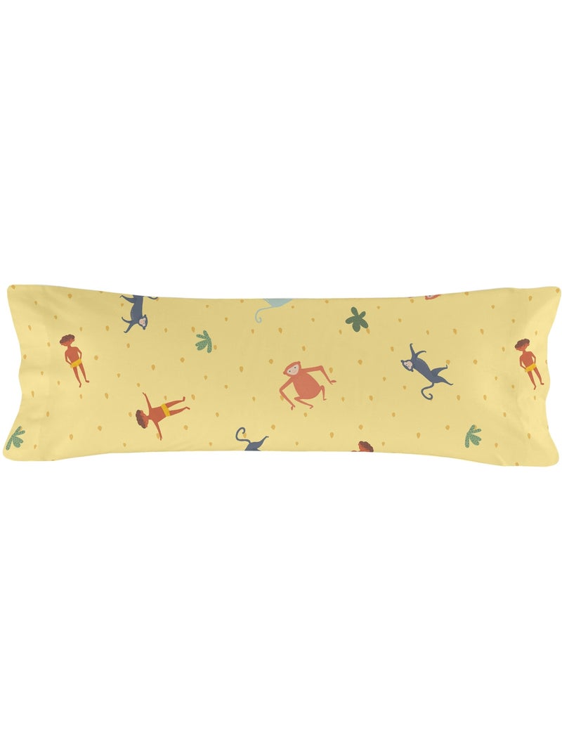 Parure housse de couette 2 pièces Jungle life "Happyfriday" Blanc - Kiabi
