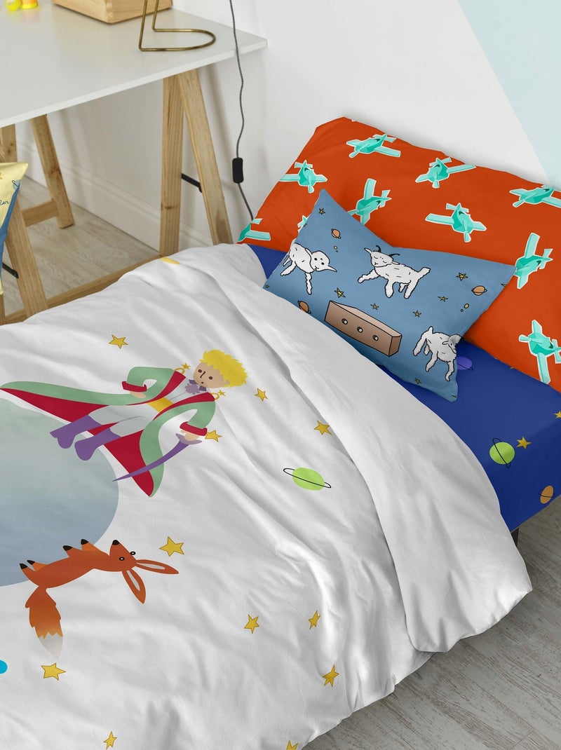 Parure housse de couette 2 pièces Le petit prince "Happyfriday" Blanc - Kiabi