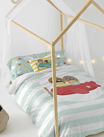 Housse pour couette + housse pour taie d'oreiller pour lit IKEA® Junior et  Maxicuna (70x160 cm)