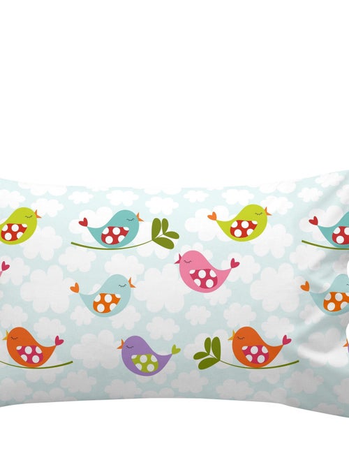 Parure housse de couette 2 pièces Little birds Berceau "Happyfriday" - Kiabi