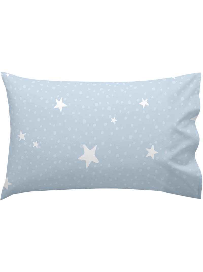 Parure housse de couette 2 pièces Little star "Happyfriday" Bleu - Kiabi