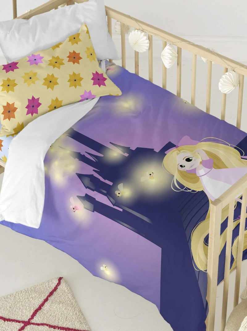 Parure housse de couette 2 pièces Long braid Berceau "Happyfriday" Jaune - Kiabi