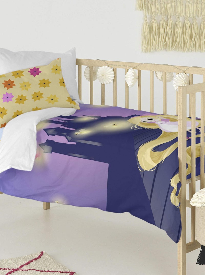 Parure housse de couette 2 pièces Long braid Berceau "Happyfriday" Jaune - Kiabi