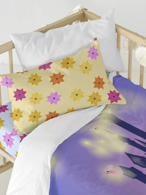 Parure housse de couette 2 pièces Long braid Berceau "Happyfriday" - Kiabi