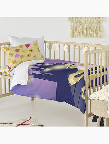 Parure housse de couette 2 pièces long braid "happyfriday