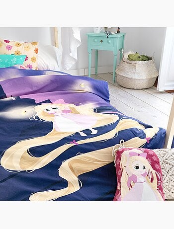 Parure housse de couette 2 pièces Long braid "Happyfriday