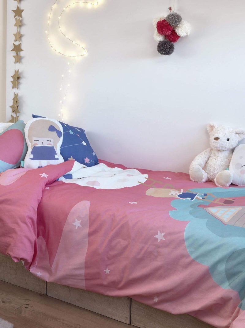 Parure housse de couette 2 pièces Moon dream "Happyfriday" Multicolore - Kiabi