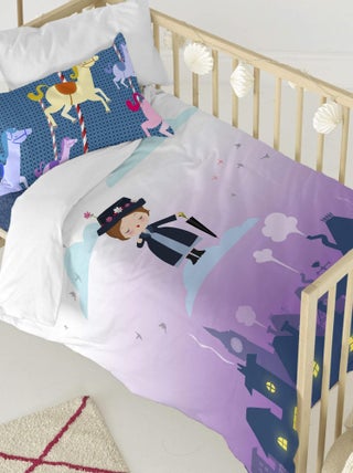 Parure housse de couette 2 pièces Nanny "Happyfriday"