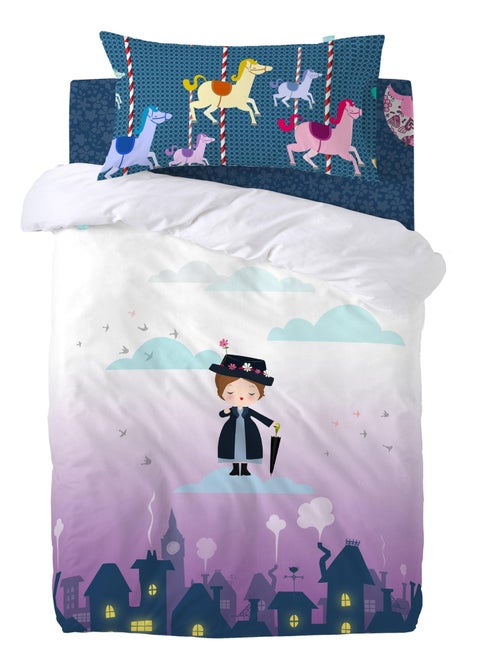 Parure housse de couette 2 pièces Nanny "Happyfriday" - Kiabi