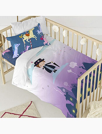 Parure housse de couette 2 pièces nanny "happyfriday