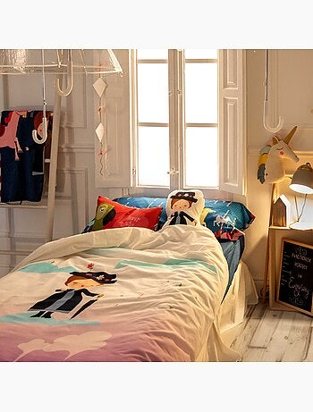 Parure housse de couette 2 pièces Nanny "Happyfriday