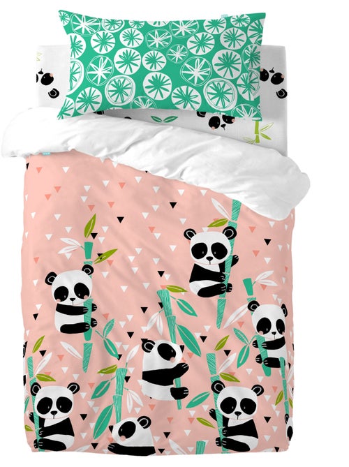 Parure housse de couette 2 pièces Panda garden Lit Bébé "Happyfriday" - Kiabi Parure housse de couette 2 pièces Panda garden Lit Bébé "Happyfriday" - Kiabi