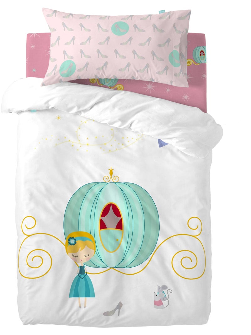 Parure housse de couette 2 pièces Pumpkin "Happyfriday" Multicolore - Kiabi