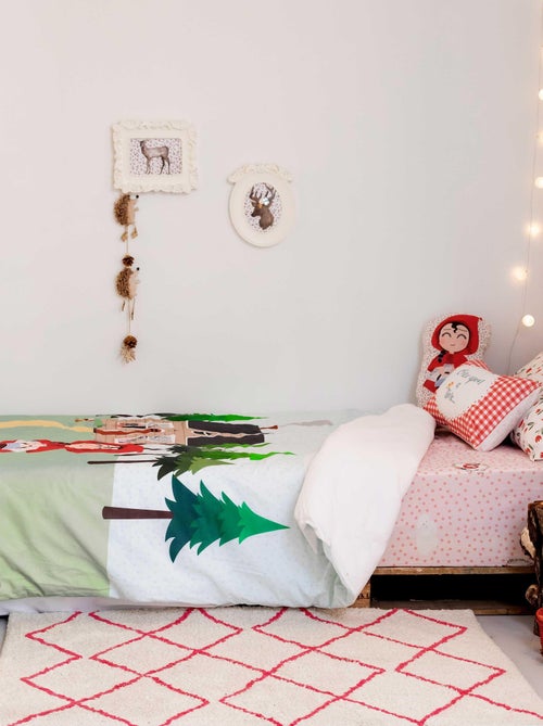 Parure housse de couette 2 pièces Red riding hood "Happyfriday" - Kiabi Parure housse de couette 2 pièces Red riding hood "Happyfriday" - Kiabi