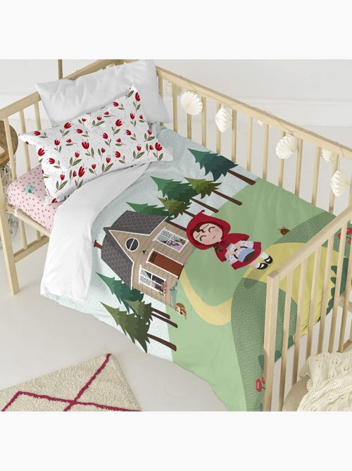 Parure housse de couette 2 pièces Red riding hood "Happyfriday" - Kiabi
